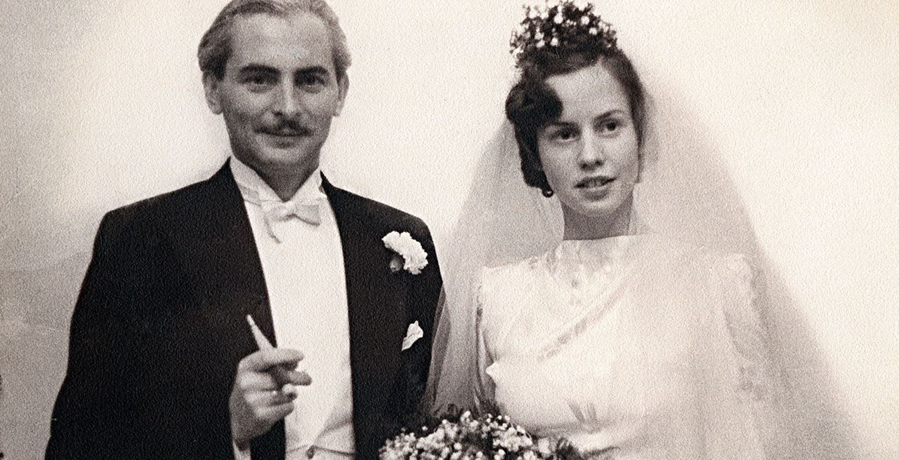 Marriage to Katharina Sprecher von Bernegg on 8 December 1938