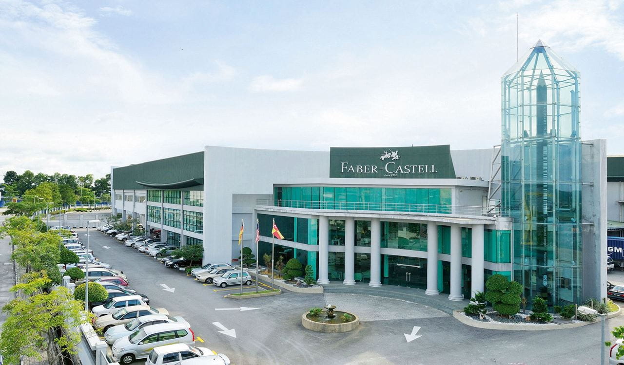 Faber-Castell factory with the larges pencil in the world.