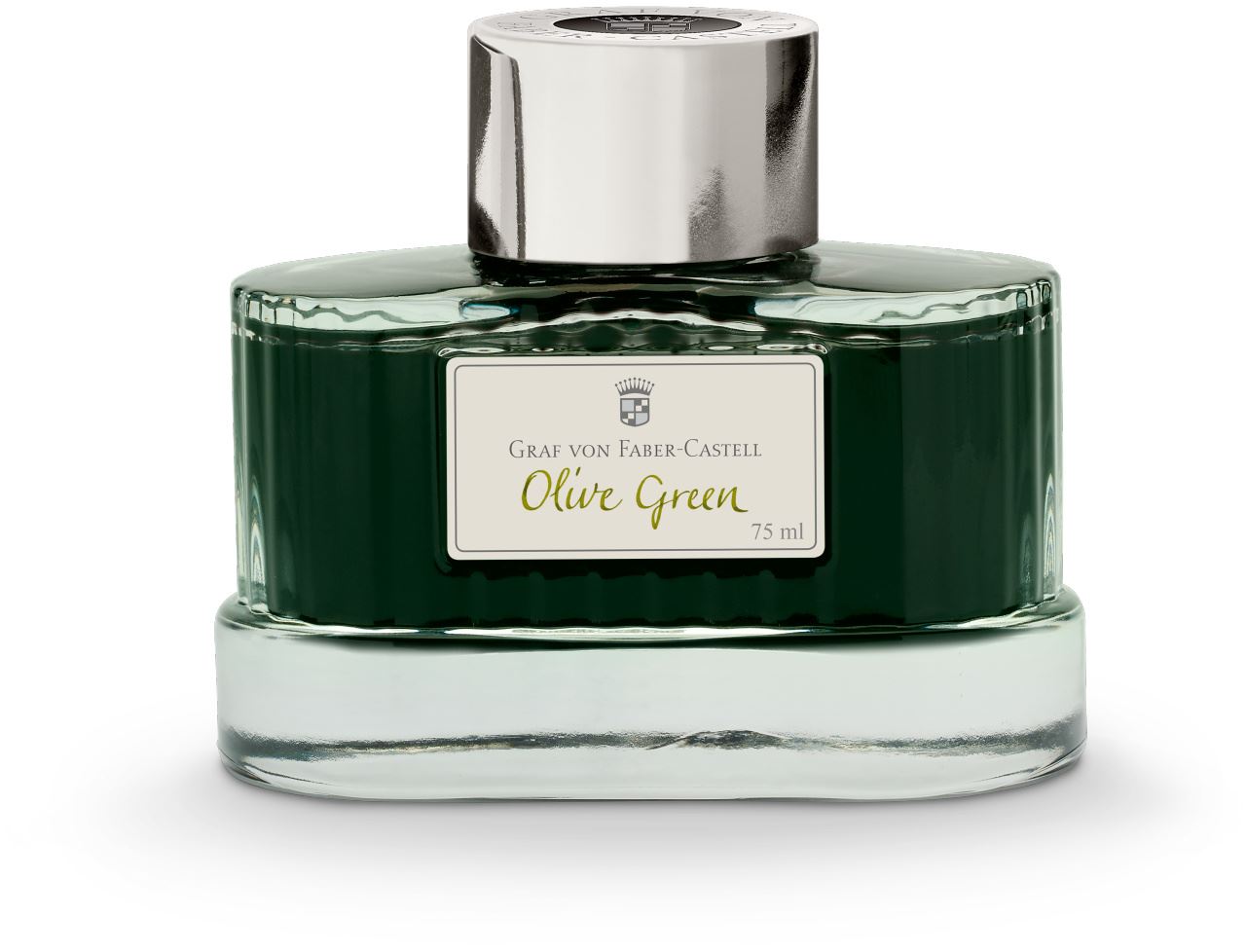 Graf-von-Faber-Castell - Frasco de tinta, verde oliva, 75ml