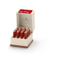 Graf-von-Faber-Castell - 20 cartuchos de tinta India Red