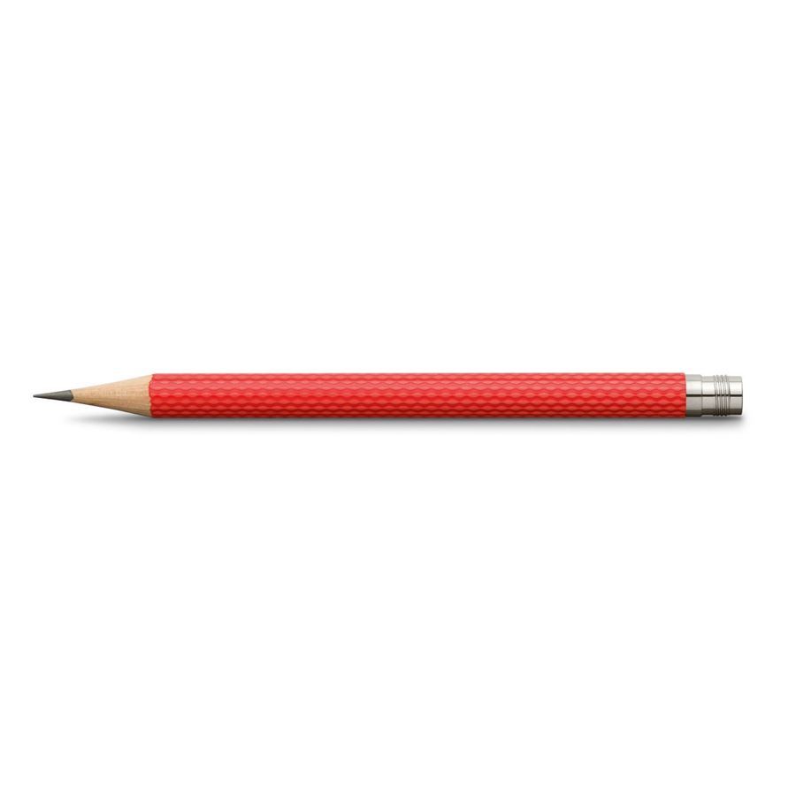 Graf-von-Faber-Castell - 3 lápices de bolsillo para el Lápiz Perfecto India Red