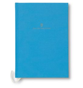 Graf-von-Faber-Castell - Cuaderno con tapas de lino A5 Gulf Blue