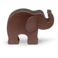 Graf-von-Faber-Castell - Portalápices elefante mediano, Marrón Oscuro